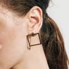 [Silver 925] Square In Square Earrings