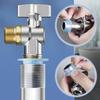 {MX} 50Pcs Faucet Leak-proof Sealing Gasket Silicone Washer Triangle Valve Rubber Pipe Hose Prevent Dripping Leakage Plug