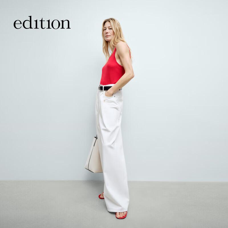 

Edition Women s Gao Yuanyuan Style Wool U-Neck Knitted Vest M