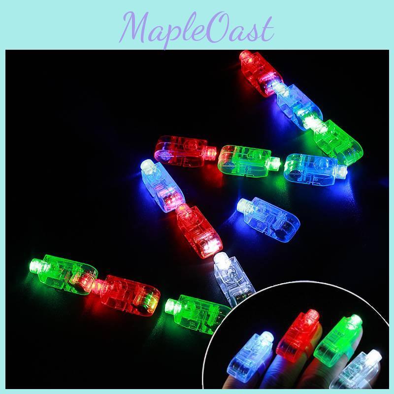 Funkelnde LED-Fingerlichter Bunte Laserringe Für Geschenke an Kollegen Und Veranstaltungen