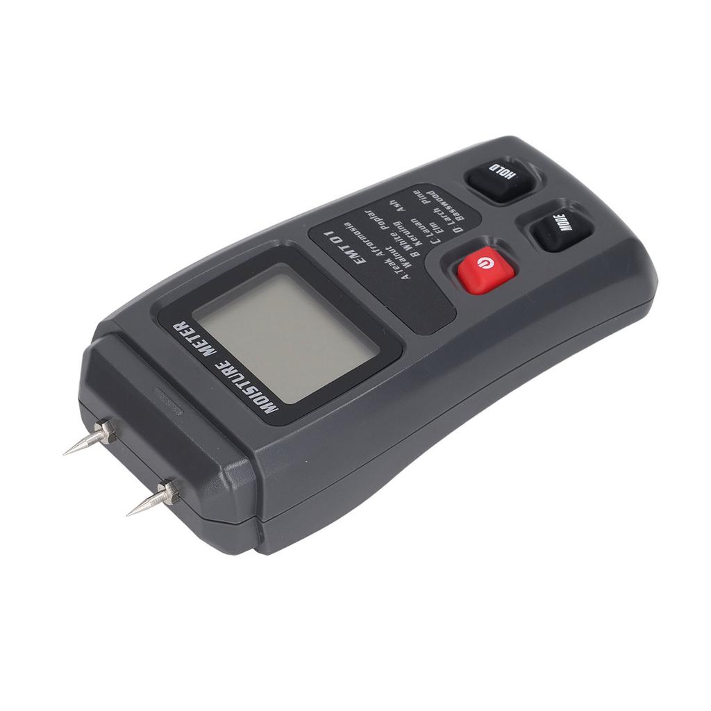 Digital Wood Moisture Tester Meter LCD Display Water Content Humidity Detector Needle Type