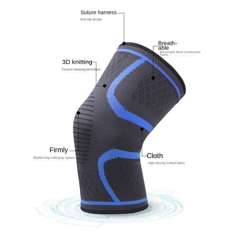 1PCS Sports Knee Pads Knee Pain Relief Patellar Stabilization Support Adjustable Hiking Soccer Basketball Running Sports