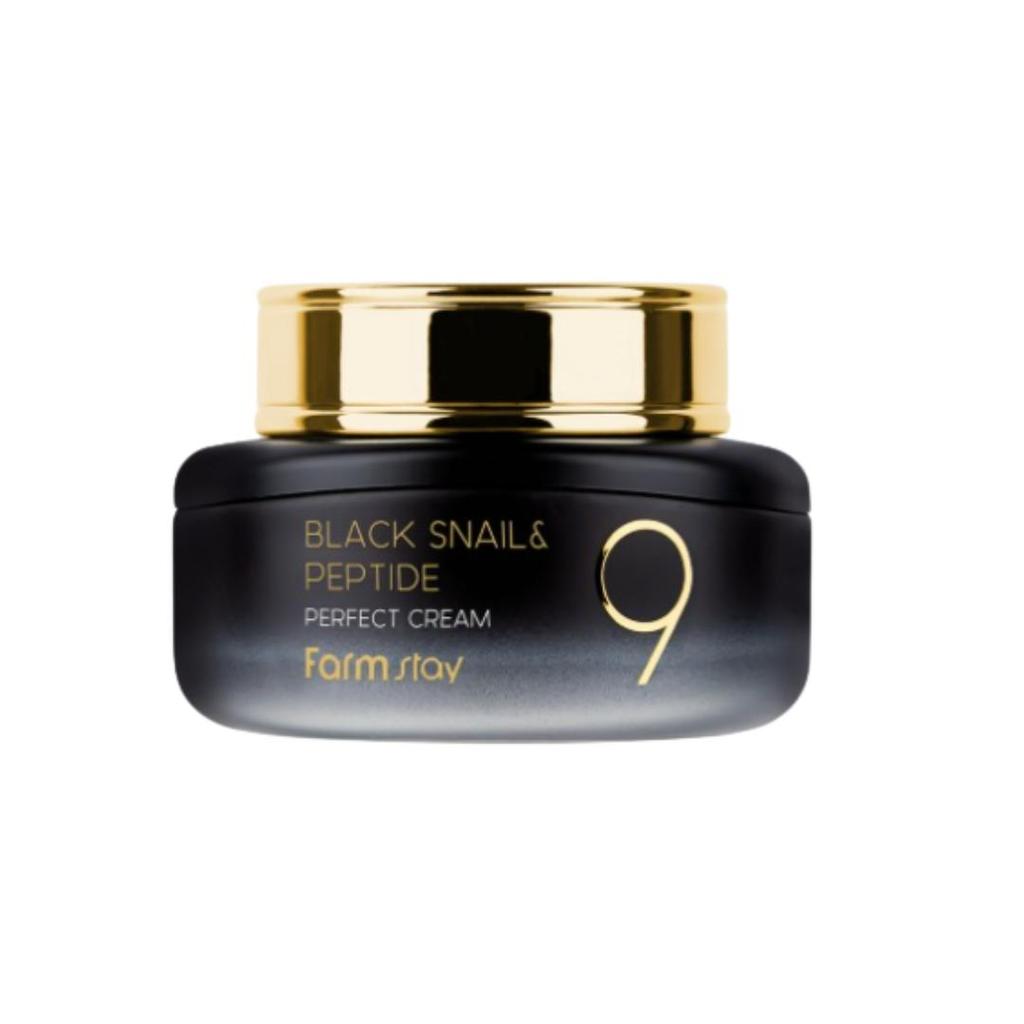 Farmstay Black Snail & Peptide9 Perfect Cream Facial Moisturizer 55ml