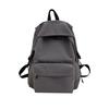 Women's Japanese & Korean Style Nylon Backpack - Solid Color, Lightweight, Fashionable for High School & College Students.