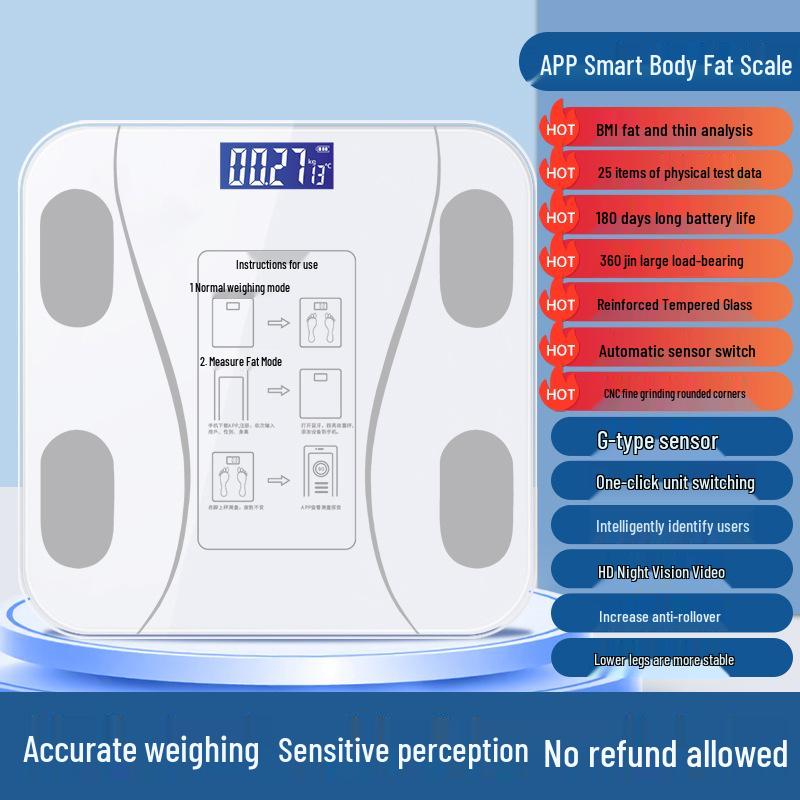 Smart Electronic Body Fat Scale: Accurate Cross-Border Household Health Measurement Device.