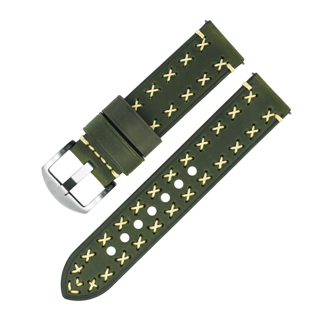 Pin Buckle Retro Genuine Leather Watch Strap Men's Replacement Watch Band Compatible for Huawei Watch Accessories Wristband Bracelet
