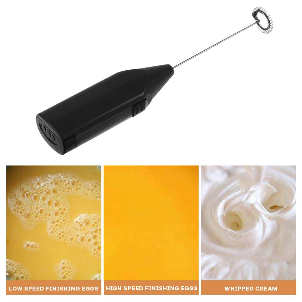 Mini-Mixer Küchen-Kochwerkzeuge Milchaufschäumer Handmixer Elektrischer Schneebesen Batteriebetrieben Leicht zu reinigen für Heißgetränke