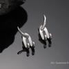 New Punk Earring For Men Detachable Dual Purpose Stud Earrings Prong Ear Charms Fashion Jewelry
