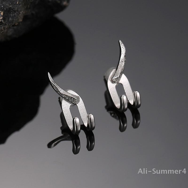 New Punk Earring For Men Detachable Dual Purpose Stud Earrings Prong Ear Charms Fashion Jewelry