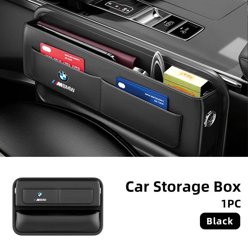 

New Car Seat Gap Storage Box Leather Crevice Side Pocket Wallet For BMW 3 Series 5 Series E90 E60 E46 E39 F30 F10 X3 X4 X5