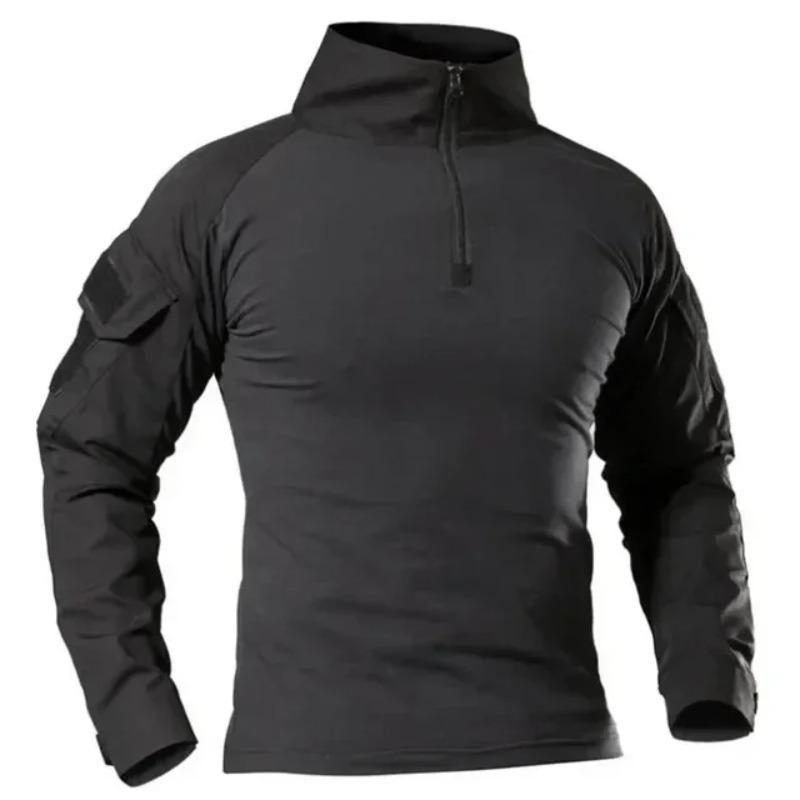 Outdoor Tactical Hiking T Shirts Men Long Sleeve Hunting Climbing Shirt Sport Clothes