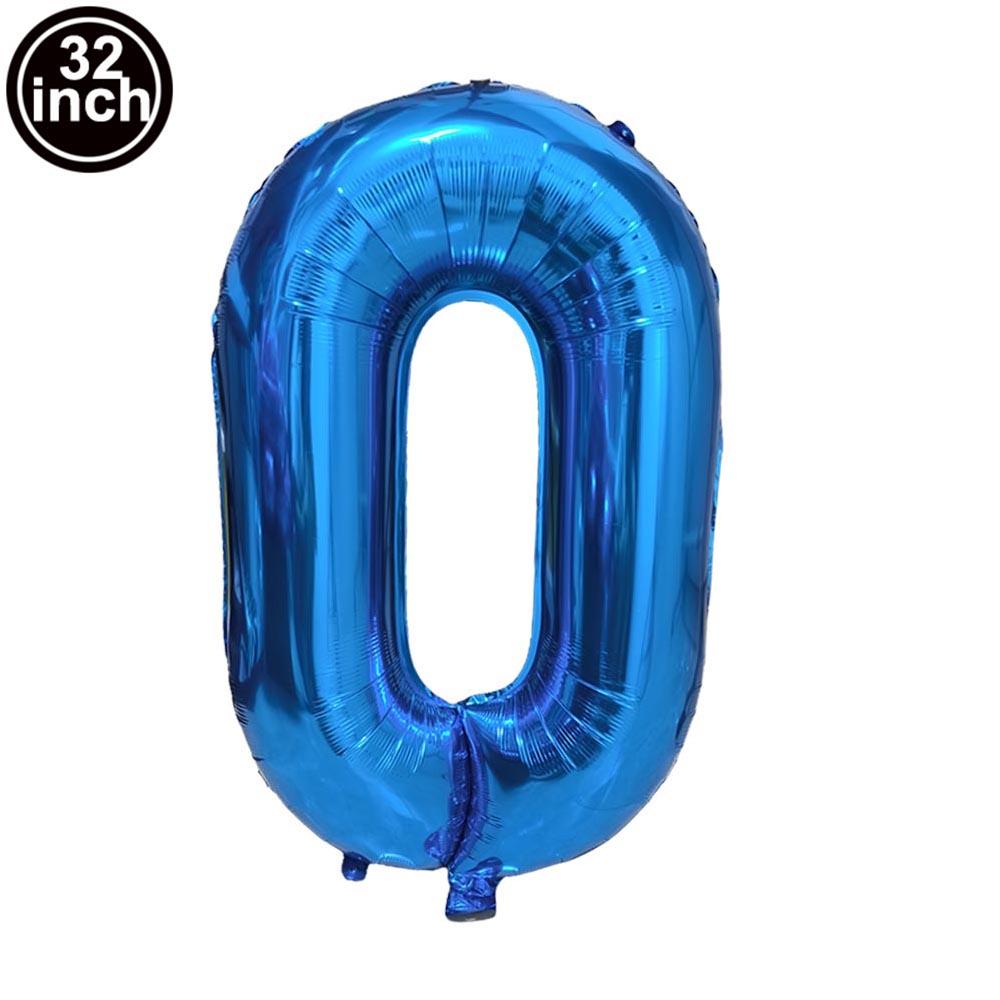 Multi Color Large Numbers 1 Balloon 32Inch 1 2 3 4 5 6 7 8 9 Birthday Ball Red Digit Bachelorette Balloons Figure Golob Balloons