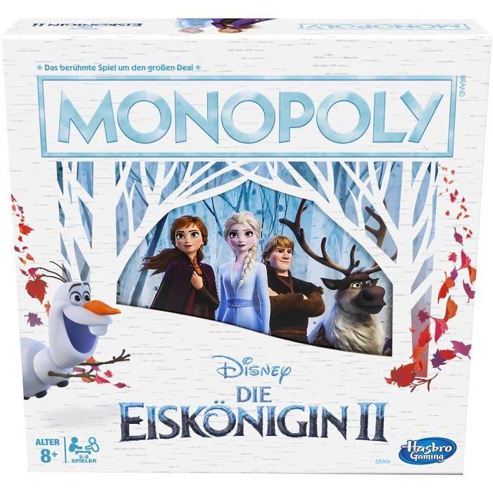 Jeu de société - la reine des neiges - monopoly - mixte - 2 joueurs ou plus - 60 min