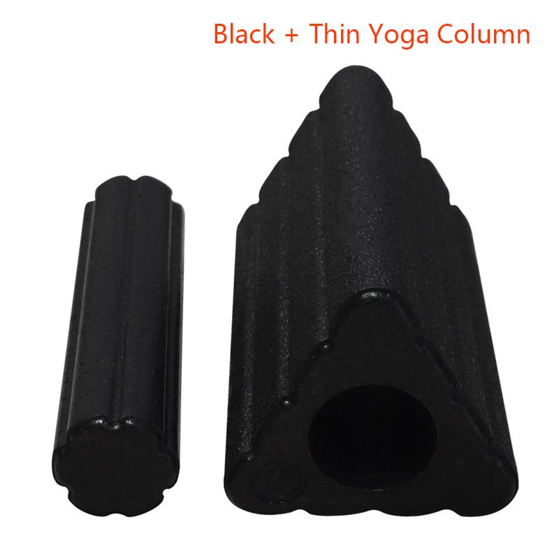 Blocs de Yoga Creux Triangle Rouleau en Mousse EPP Haute Densité Pilates Fitness Colonne de Yoga pour Exercice Adulte Entraînement de Danse pour Enfants