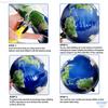 Balões Terra de 22 Polegadas Balão Planeta Mapa Mundi Global Balão de Látex para Tema de Viagem Tema Espacial Suprimentos para Festa de Aniversário Retirar