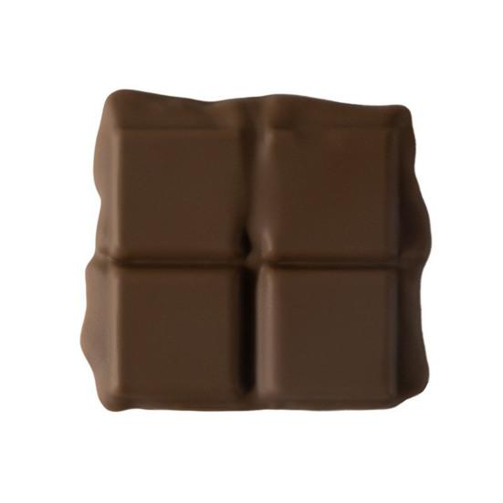 DYS Silicone Insulation Pad, Cartoon Chocolate Shape, Flexible Non-slip Heat Resistant Placemat, for Kitchen Dining Room