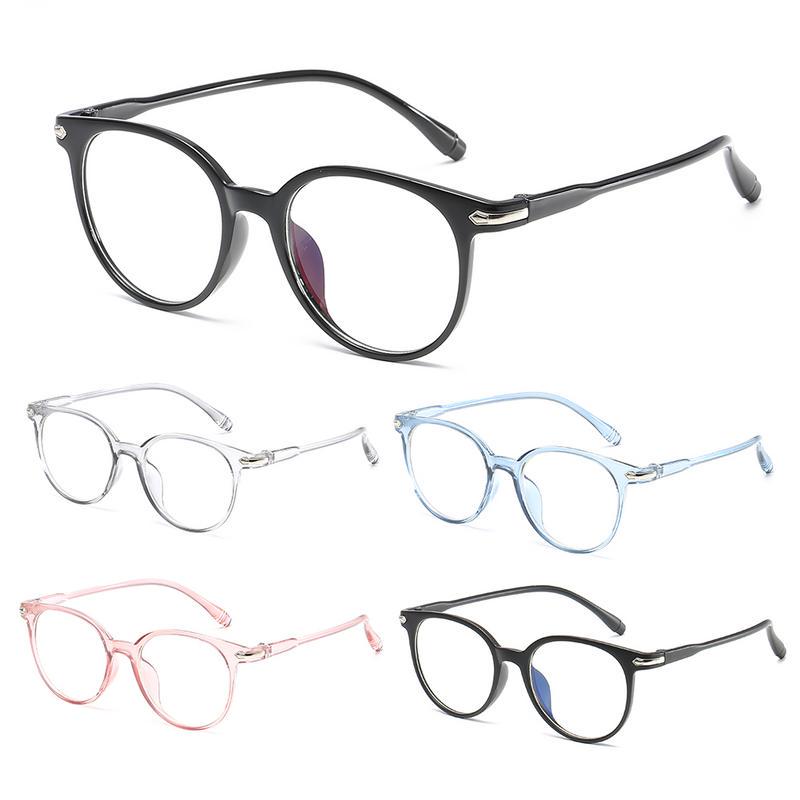 Radiation-proof blue glasses ultra-light and no-number of flat mirror matte black personality