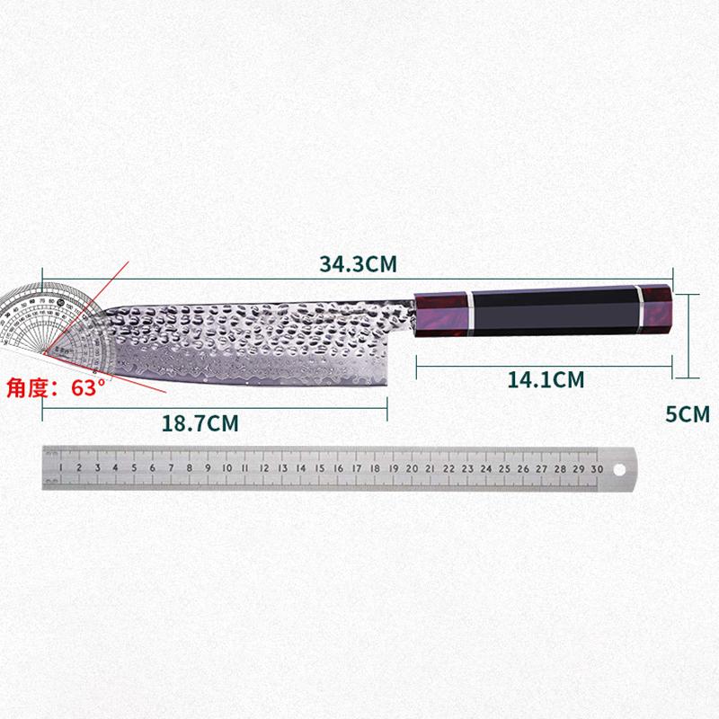 FINDKING 7.4 Inch Santoku Knife 67-layers Damascus Steel 9Cr18MoV Blade Chef Cleaver Slicing Japanese Kitchen Knife Resin Handle