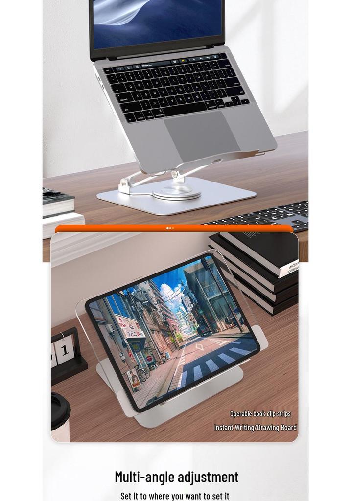360° Rotating Foldable Laptop & Desktop Reading Stand