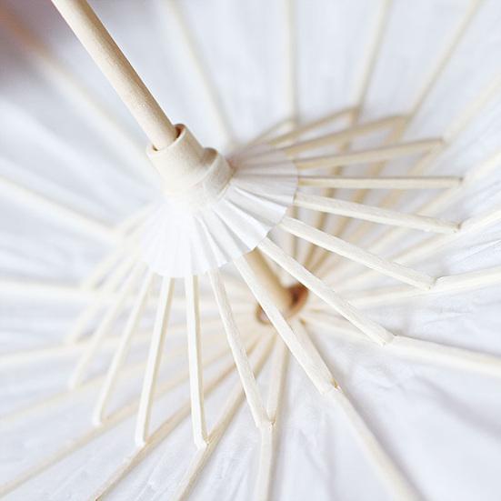 60/80CM DIY Hand-Painting Paper Umbrella Chinese Style Decorative White Oil-paper Umbrella with Wooden Handle Kids Coloring Oriental Umbrella Crafts