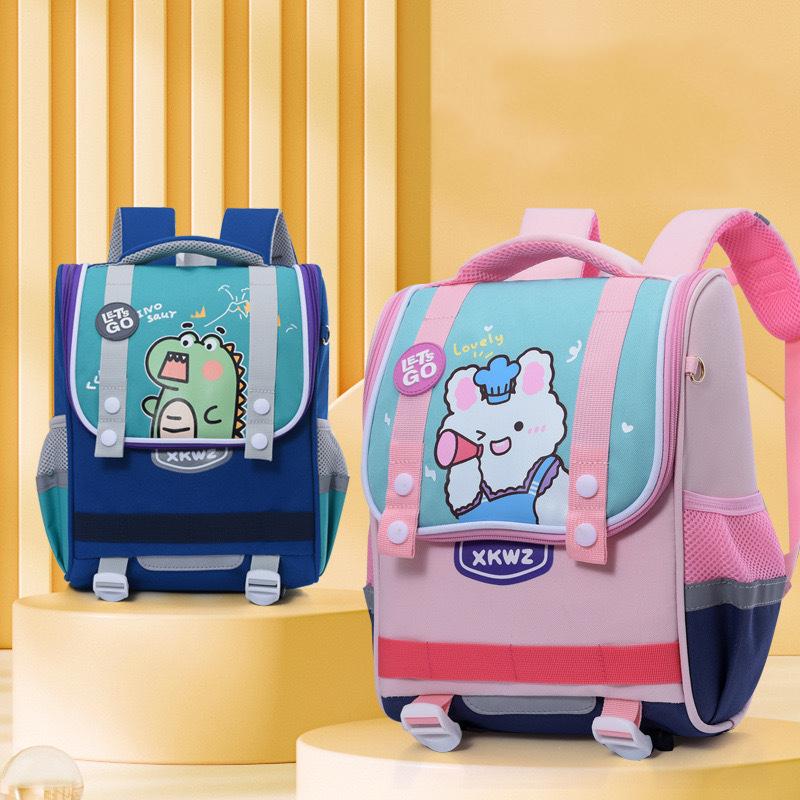 Cartoon Children School Girls Kids Waterproof Backpacks Reflective Strip Primary School BackPack