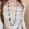 Women's Ethnic Layered Beaded Necklace, Niche Design, High-End Fashion Jewelry