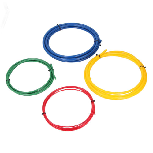 Reusable Manual Copper Pipe Bender with PE Plastic Elbow Strips, 4 Meters, 1/4", 3/8", 1/2", and 5/8", 4 Pieces