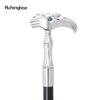 White Luxury Decorative Cosplay Flexible Cane Elegant Fashion Eagle Adjustable Cane Cosplay Alloy Crosier Vintage  Stick 105cm