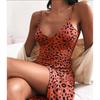 QICED Fashion Summer Spring Sleeveless V-Neck Casual Dresses