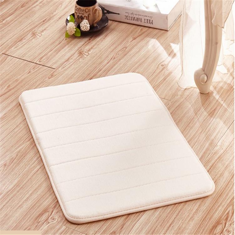 Microfibre Memory Foam Mat Absorbent Slip-resistant Rugs Pad Bathroom Shower Bath Non-slip Carpet
