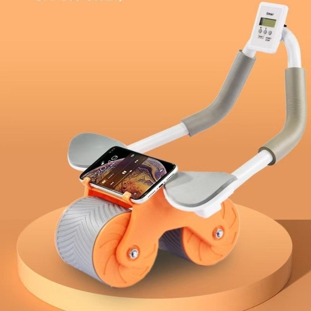 Elbow Support Ab Roller Wheel Automatic Rebound Fitness Equipment Core Strength Training