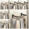Non-Punching Drying Rack Stainless Steel Clothes Drying Hanger Folding Drying Racks  Bathroom