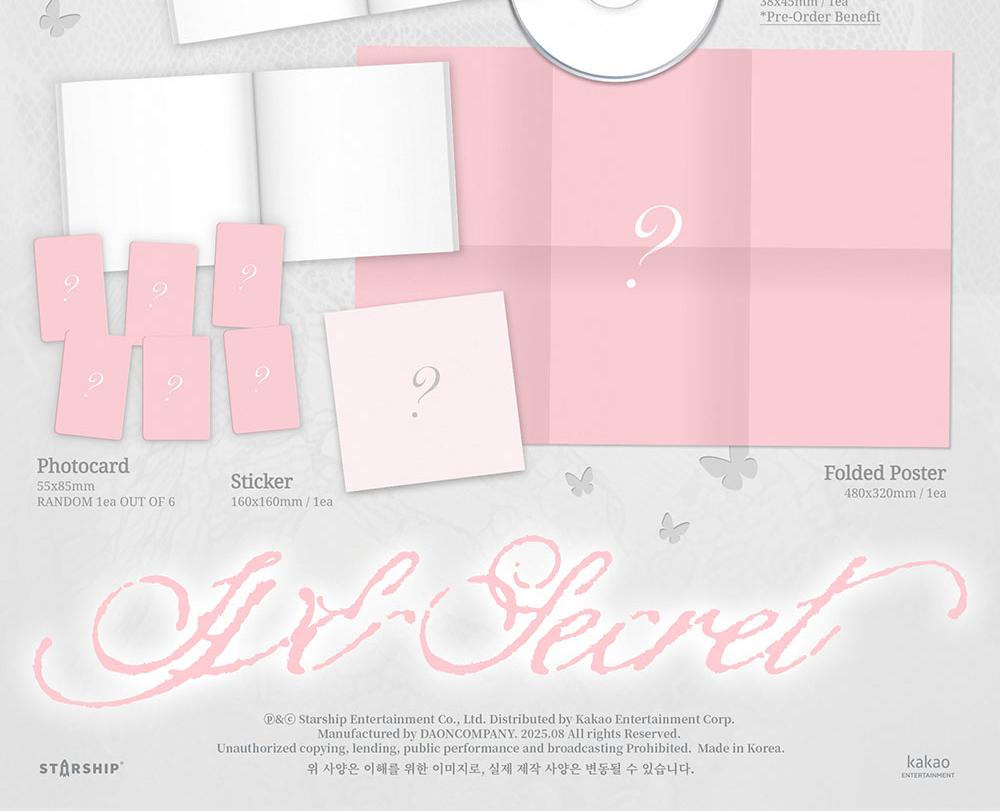 IVE [IVE SECRET] 4th EP ALBUM