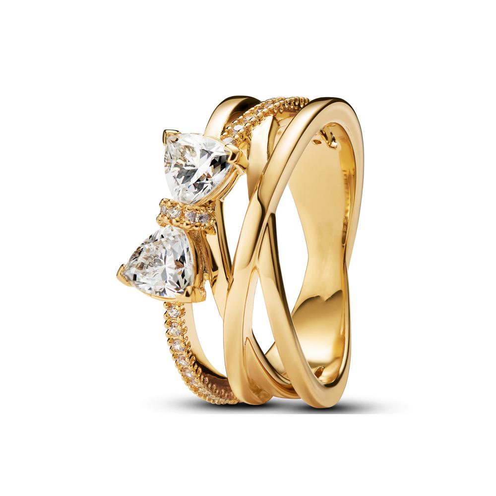 Hot Sale 925 Silver Rings Pink Blue Red Zircon Bow Geometry Square Ring for Original Silver 925 Wedding Ring Jewelry Trinkets