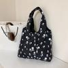 Trendy Chic Casual Tote Bag For Women Spacious Canvas Handbag With Unique Patterns