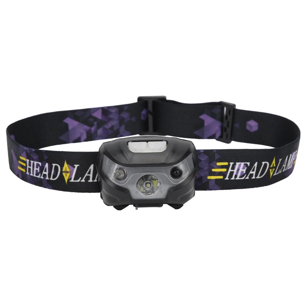 LED Stirnlampe mit hoher Helligkeit Frontlicht Wasserdicht USB-Aufladung für Camping Angeln