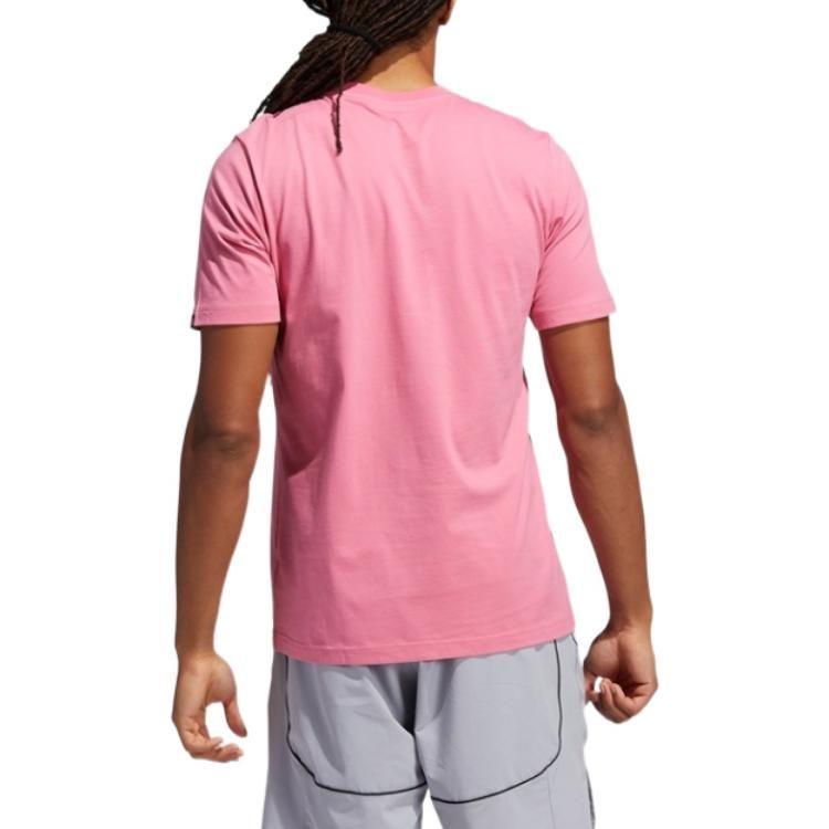 adidas Set In Sleeve T Shirt Men's Pink HB5482