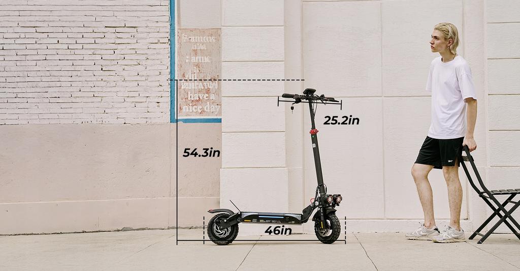 Electric Scooter Up To 120kg! iScooter iX3-DZ Electric Scooter, 30-40km, 800W, Foldable