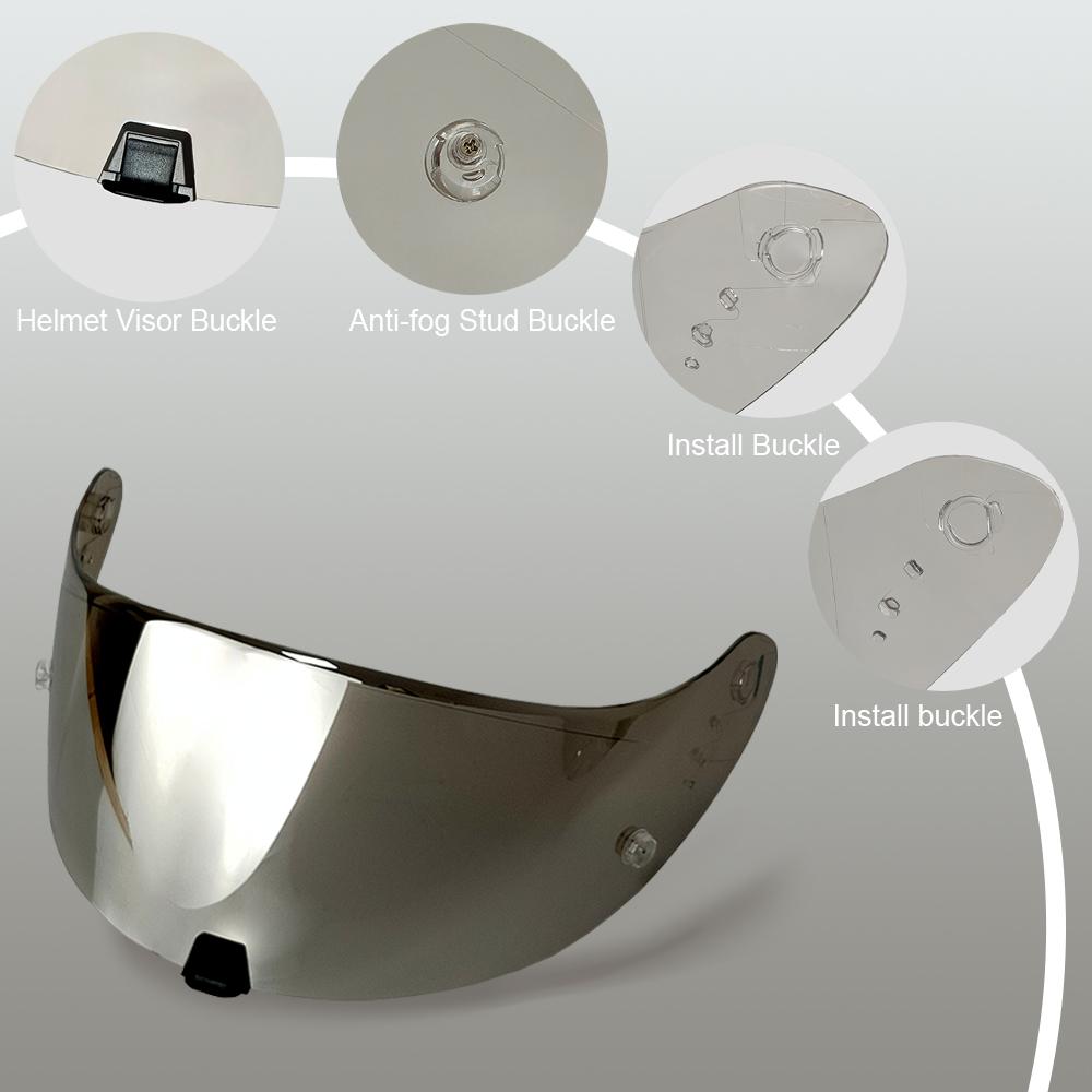 R1 Visors for Scorpion EXO-T520 ST1400 Protection Electroplated Dustproof visor Motorcycle helmet accessories