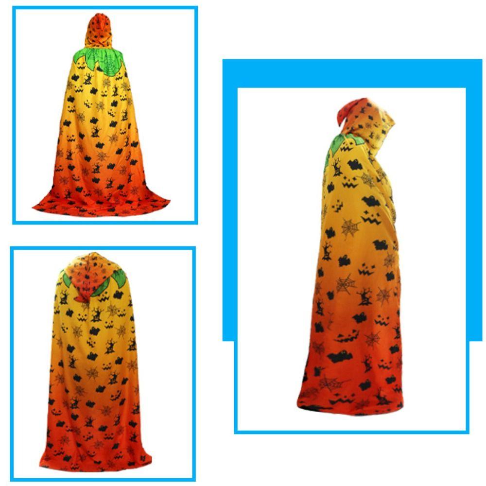 Castle Halloween Costume Cosplay Props Pumpkin Spider Web Cape Performance Property
