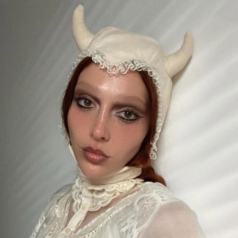 Halloween Funny Hat for Girls Halloween Long Ears Hat Rabbit Warm Birthday Gifts