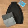 Men's Solid Color Slim Mid-Neck Sweater - Knitted Turtleneck for Autumn/Winter