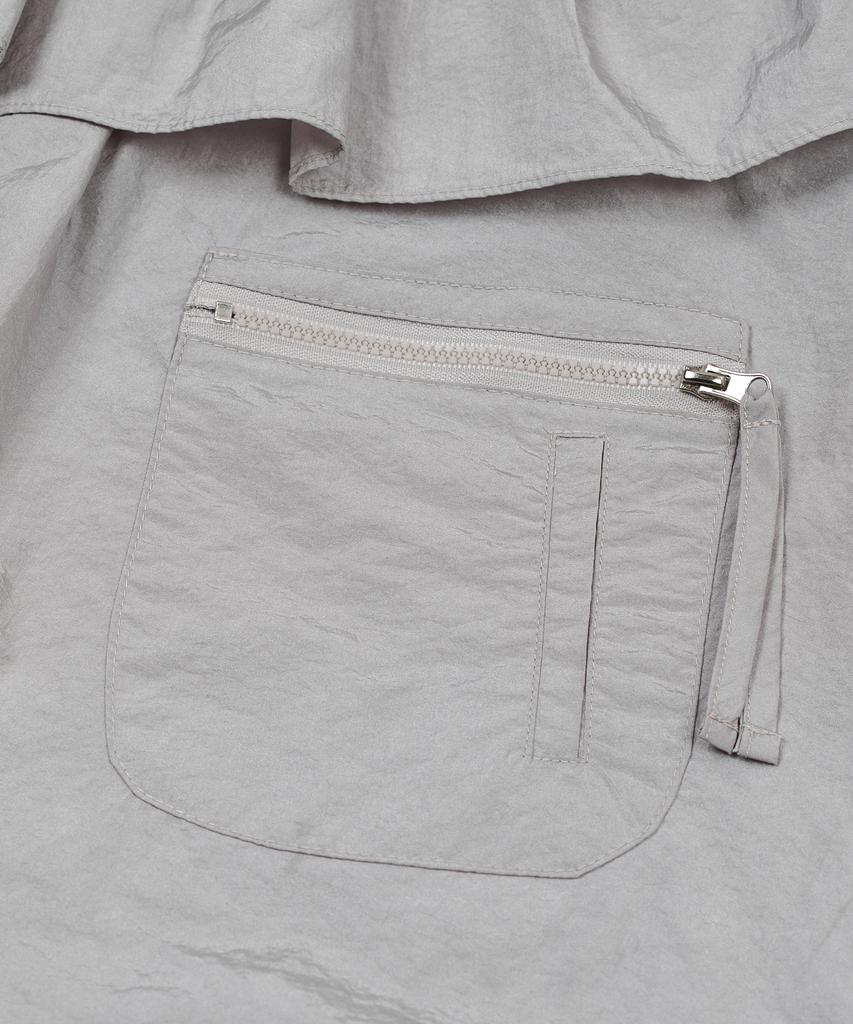 Taibseobiseu Shiny Balloon Skirt [Gray]