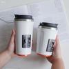 380/520ML Simple Suction Mug Thermos Stainless Steel Double Insulated Coffee Cup Keep Warm Flask Portable Travel Car Ice Cup