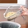 Drain Basket Stainless Steel Kitchen Supplies Household Sink Hanging Non Perforated Storage Rack Multi Functional Drip Basket
