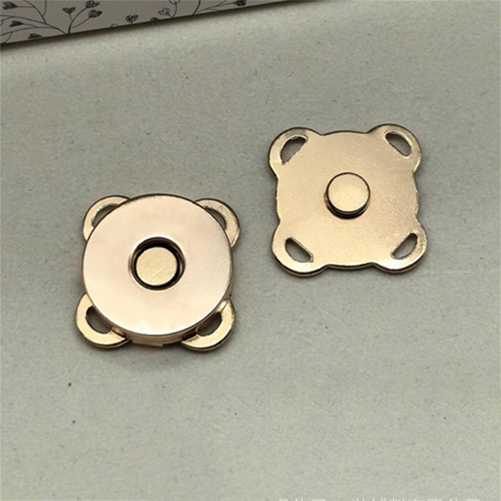 Магнитные кнопки 10 мм, Магнитные застежки для сумок и багажа One Size