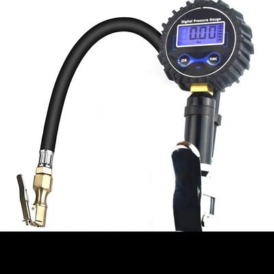 Digitaler Reifentester, hochpräzise Reifenreparaturwerkzeuge, LCD-Display für Auto-LKW-Fahrzeug-Motorrad, Auto-Reifendruckmessgerät