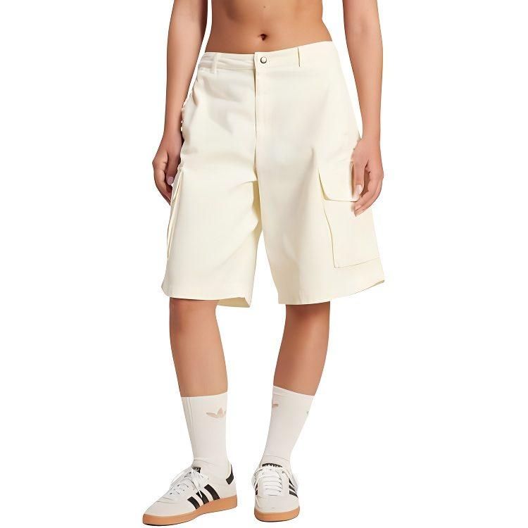 adidas Originals CARGO JORTS Casual Shorts Women's Beige JD0138