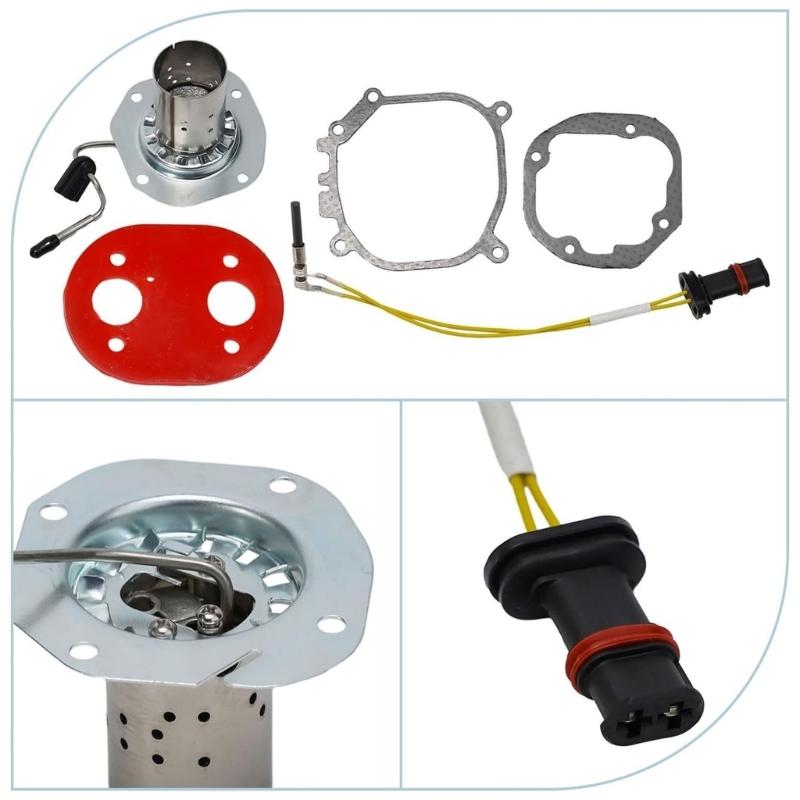 Replace 1322585A 1302799A 9005086A 1322420A for 2000/2000S/2000ST Heaters Glow Pin Burners & Gasket Set