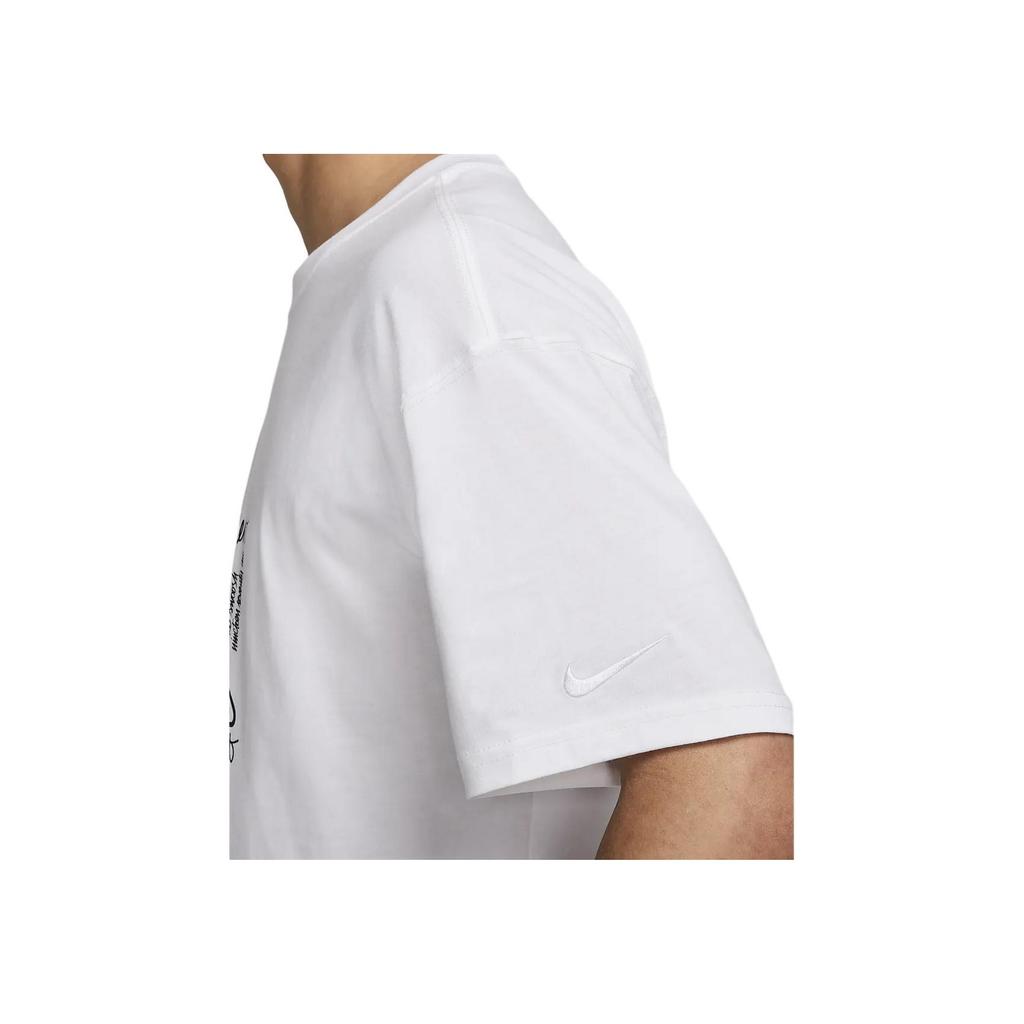Nike Soft And Comfortable Short Sleeve T-Shirt Men Tops White HQ4323-100